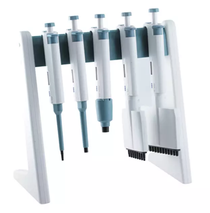 Linear stand holds up to 6 pipettes, fit of TopPette, MicroPette and MicroPette Plus